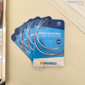 Arco intraoral aço inoxidável CrNi redondo superior Morelli 10un.