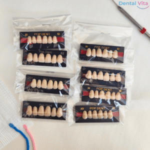 Dentes artificiais Pop-Dent