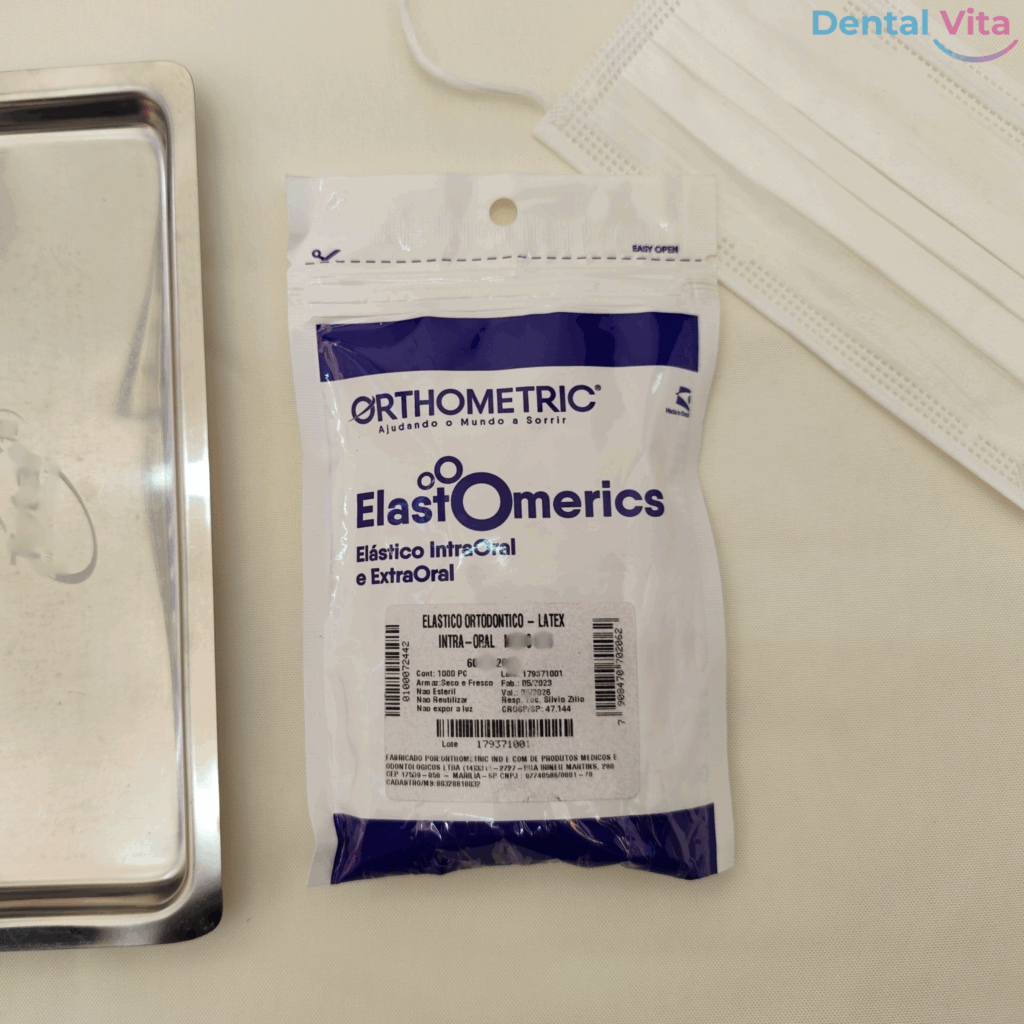 Elástico intra e extraoral médio 5/16 ElastOmerics Orthometric 1000un.