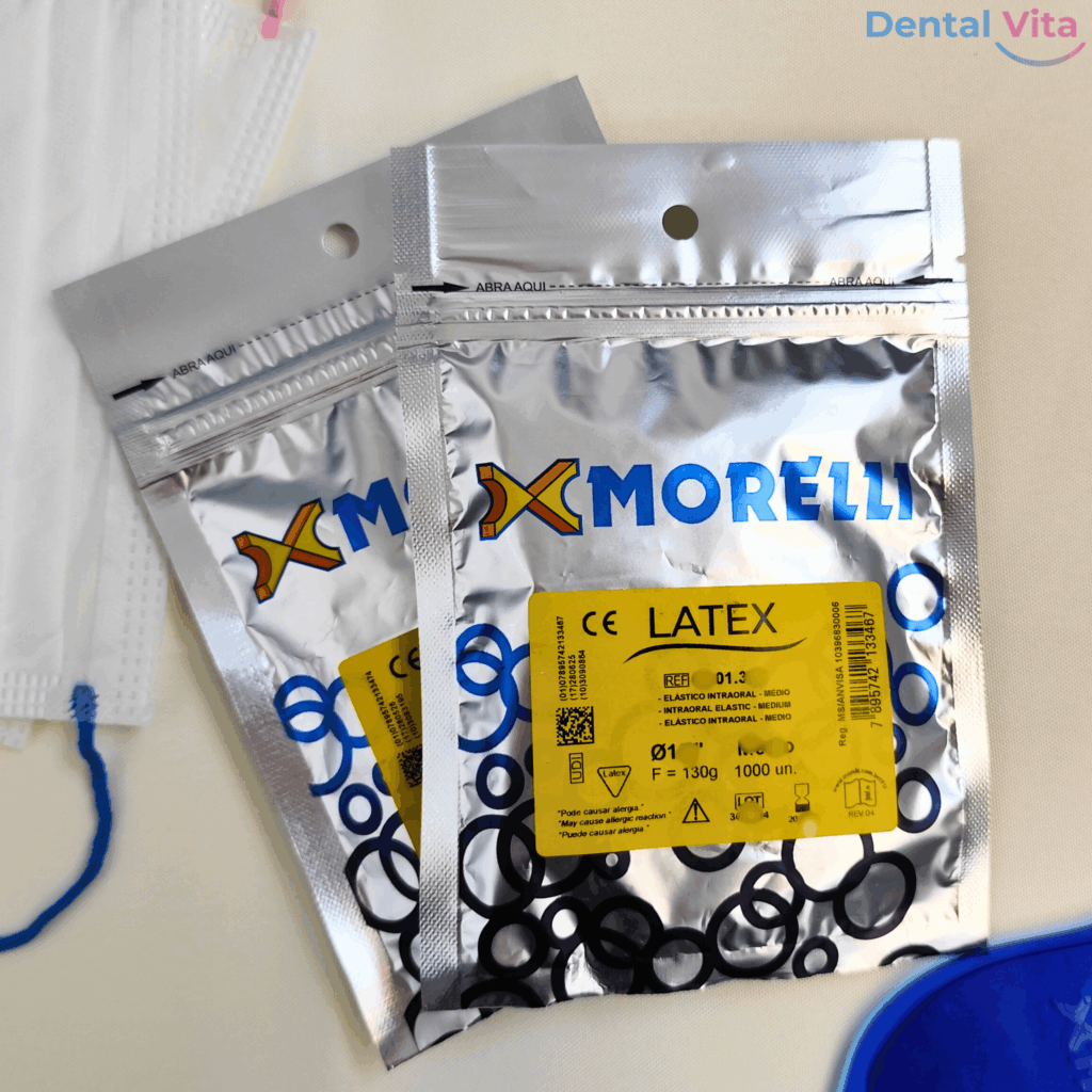 Elástico intraoral natural Morelli 1000un.