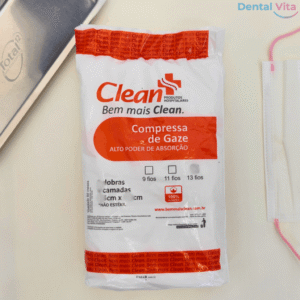 Compressa de gaze 7,5cm x 7,5cm 13 fios Clean 100g