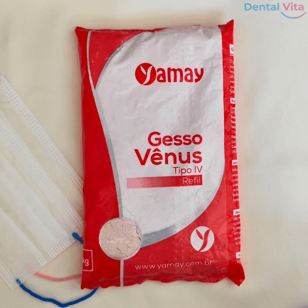 Gesso Venus tipo IV refil salmão Yamay 1kg
