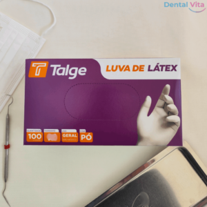 Luva de látex com pó Talge 100un.