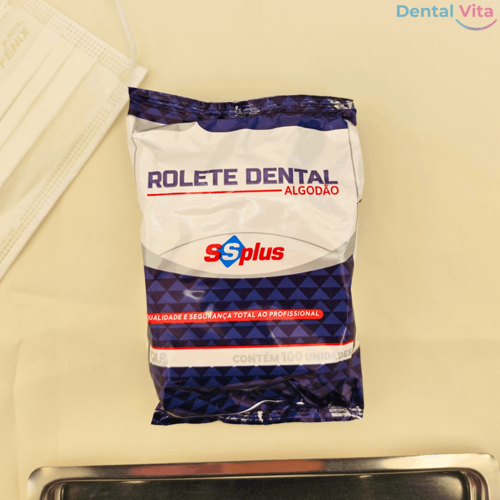 Rolete dental de algodão SSplus 100un.